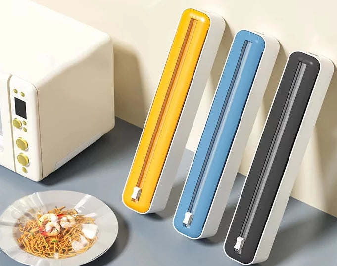 Magnetic Reusable Cling Film Dispenser Cutter