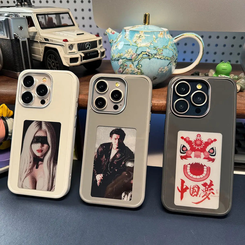 Ink Screen Display Phone case for IPhone