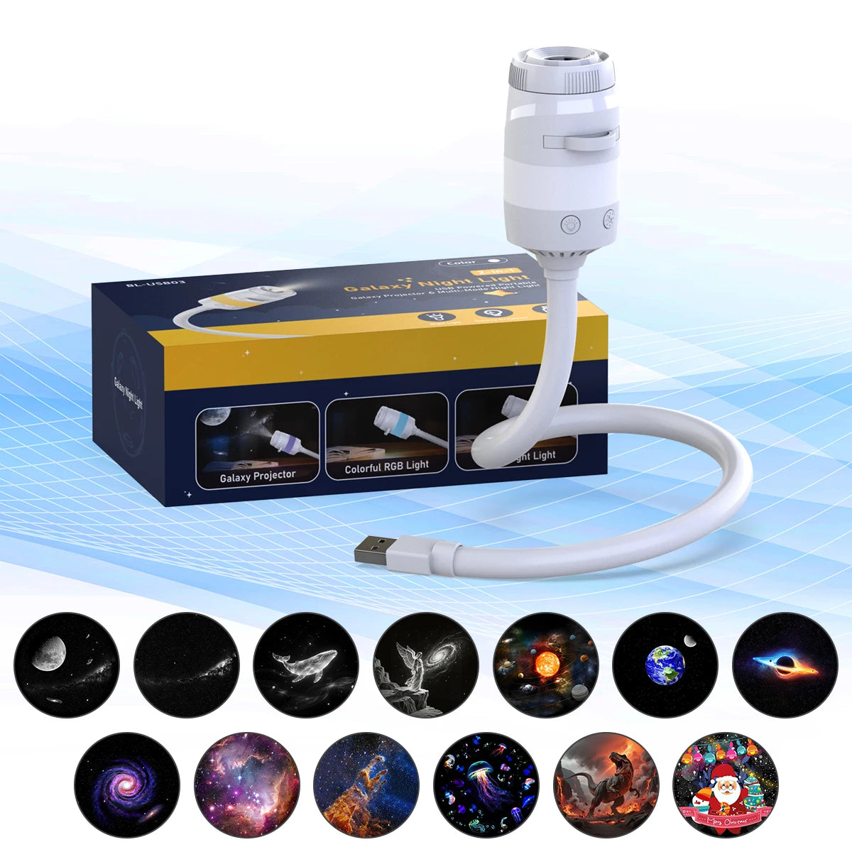 Mini USB Galaxy Star Projector LED Night Light