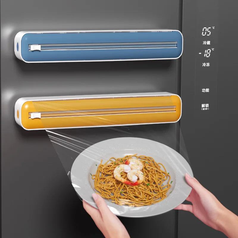 Magnetic Reusable Cling Film Dispenser Cutter