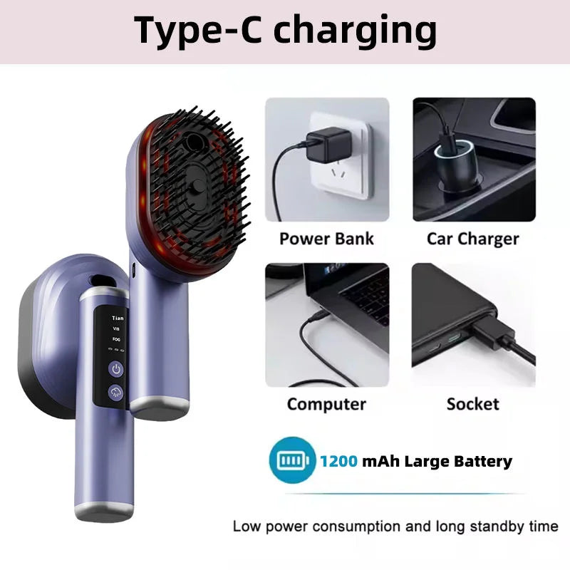 Hair Roots Scalp Massage  Brush