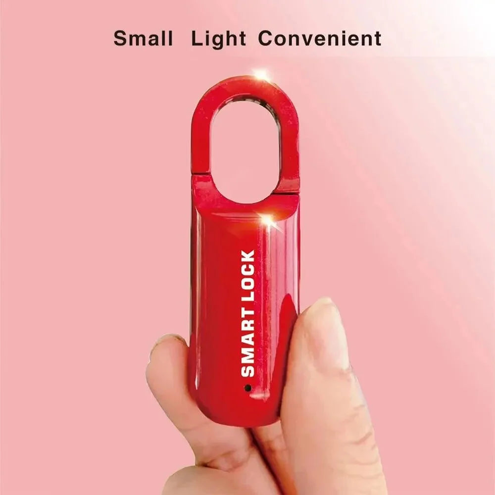 Biometric Portable Door Padlock Quick Unlock