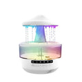 Mushroom Cloud LED Lamp Portable Essential Oil Rain Cloud Ultrasonic Humidifier 7 Colorful